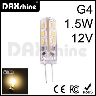 DAXSHINE 24LED G4 1.5W 12V Warm White 2800-3200K 80-90lm      